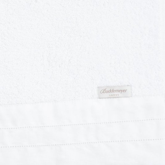 Toalha De Lavabo Lino Buddemeyer Luxus Branco 30 x 50 cm