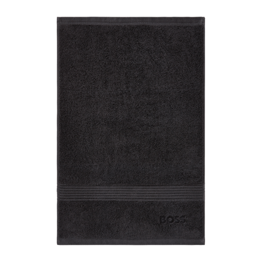 Toalha de Lavabo Loft Algodão Egeu Boss Home Preto 40 x 60 cm