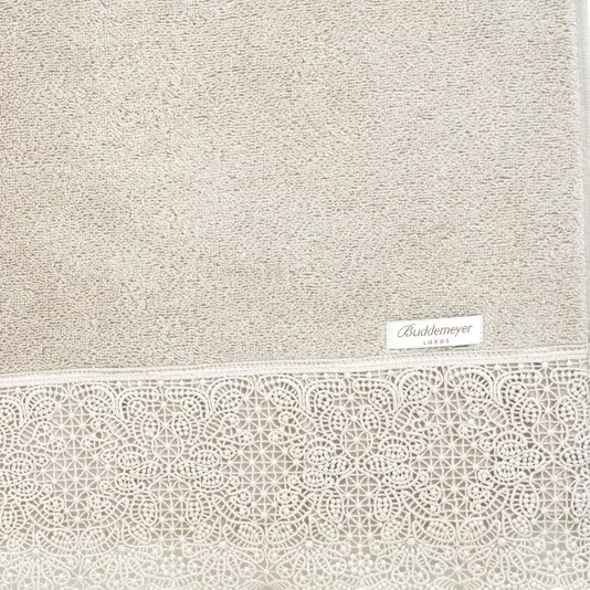 Toalha de Lavabo Norah Buddemeyer Luxus Bege Antique 30cm x 50cm