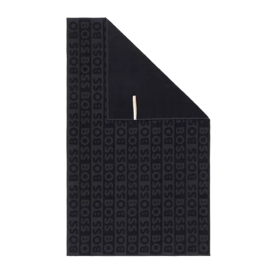 Toalha de Piscina Boss Font Boss Home Preto 90 x 150 cm