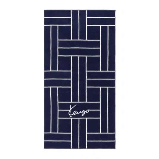 Toalha de Praia K Tatami Kenzo Home Marinho 90 x 170 cm