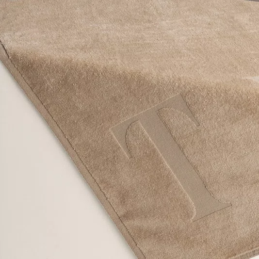 Toalha De Praia Levanto Trussardi Mocaccino 86cm x 180cm
