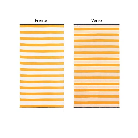 Toalha de Praia Loui Buddemeyer Luxus Amarelo 90cm x 170cm
