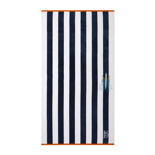 Toalha de Praia Tribord Yves Delorme Paris 90 x 160 cm