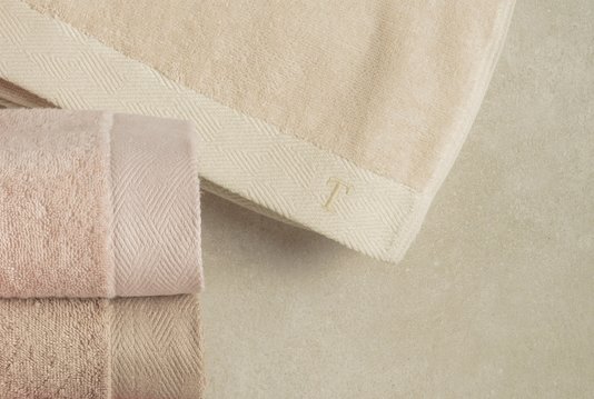 Toalha de Rosto Ambra Trussardi Soft Rose 48 x 80 cm