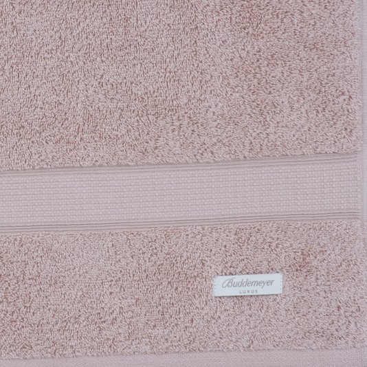 Toalha de Rosto Algõdão Egípcio América Buddemeyer Luxus 48cm X 90cm Rosa