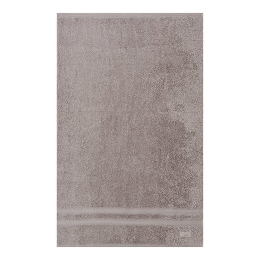 Toalha de Rosto Algodão Egípcio Buddermeyer Cinza 0,48X0,90