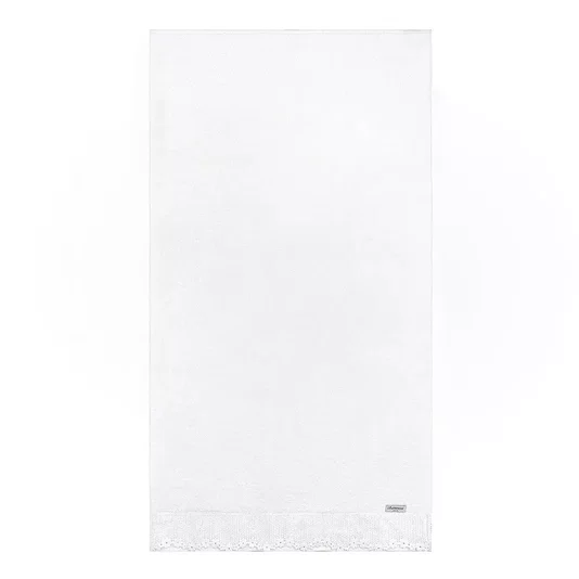 Toalha de Rosto Aya Buddemeyer Luxus Branco 48cm x 90cm