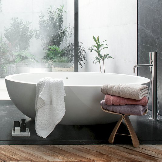 Toalha de Rosto Baby Skin Air Buddemeyer Luxus Rosa 48 x 90cm