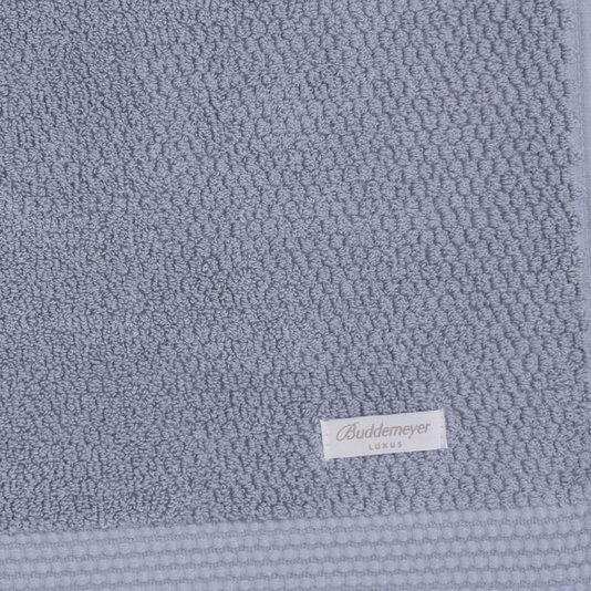 Toalha De Rosto Belli Buddemeyer Luxus Cinza 40 x 80 cm