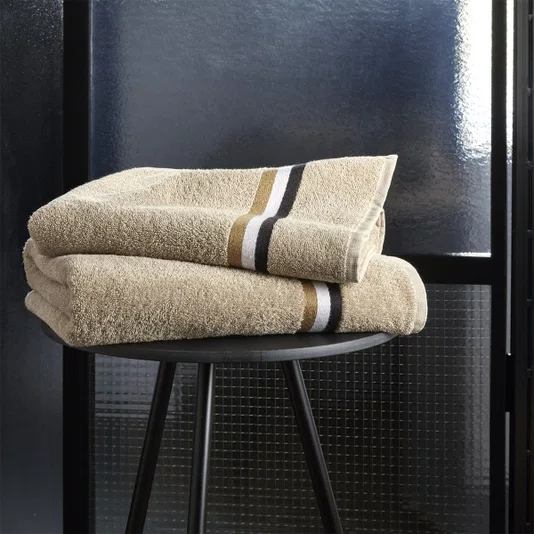 Toalha de Rosto BLinea Boss Home Bege 50 x 100 cm