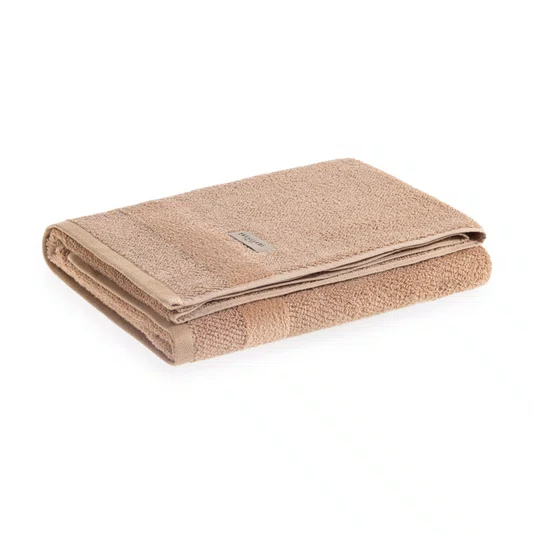 Toalha de Rosto Borgia Trussardi 48 x 80 cm Argila