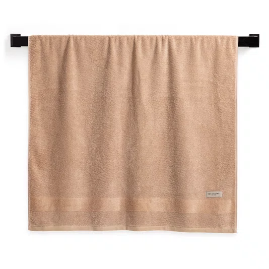 Toalha de Rosto Borgia Trussardi 48 x 80 cm Argila