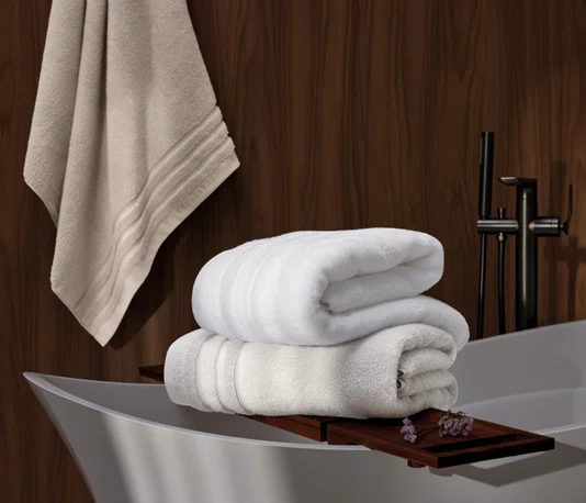 Toalha De Rosto Divine Egípicio Trussardi Gelo 48cm x 90cm