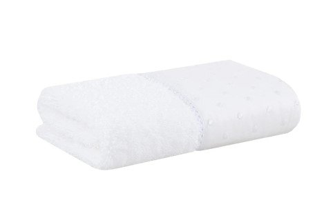 Toalha de Rosto Dots Buddemeyer Luxus Branco 48x90cm