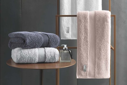 Toalha de Rosto Egitto Elegance Trussardi Soft Rose 48cm X 90cm