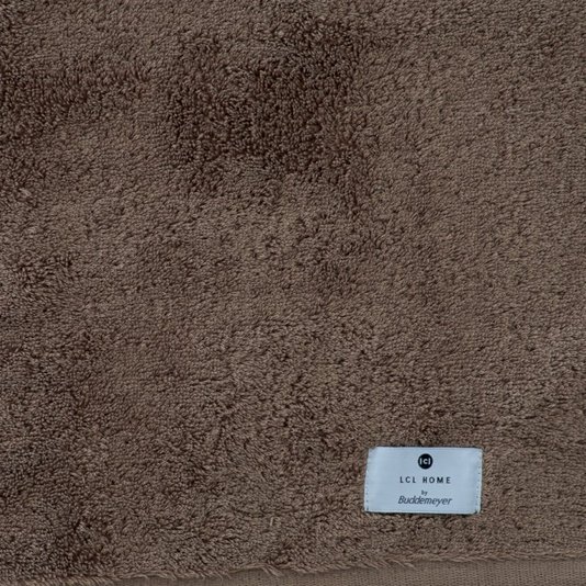 Toalha De Rosto Emilia Fio Egípcio LCL Home By Buddemeyer Nocciola 48 x 90 cm