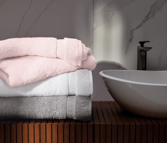 Toalha De Rosto Farnese Trussardi  Branco 48 x 80 cm