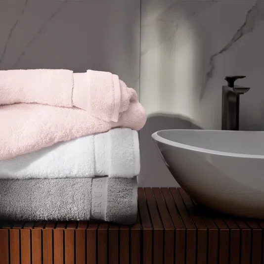 Toalha De Rosto Farnese Trussardi  Nocciola 48 x 80 cm