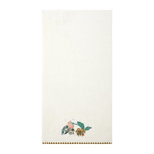 Toalha de Rosto Golestan Yves Delorme Off White 100 x 55 cm