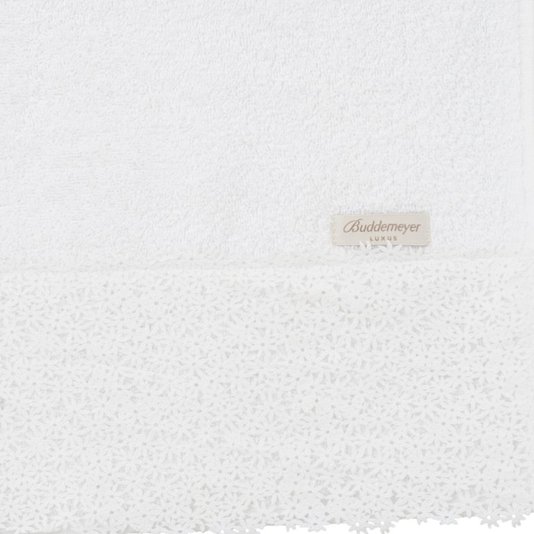Toalha De Rosto Harper Fio Egípcio Branco 0,48 x 0,90 m