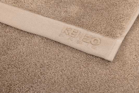 Toalha de Rosto Iconic 55 x 100cm Avelã Kenzo Home