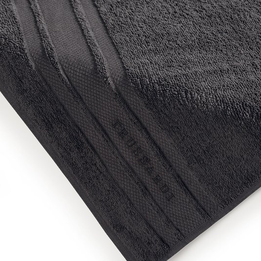 Toalha De Rosto Lecce Trussardi Chumbo 48 x 80 cm