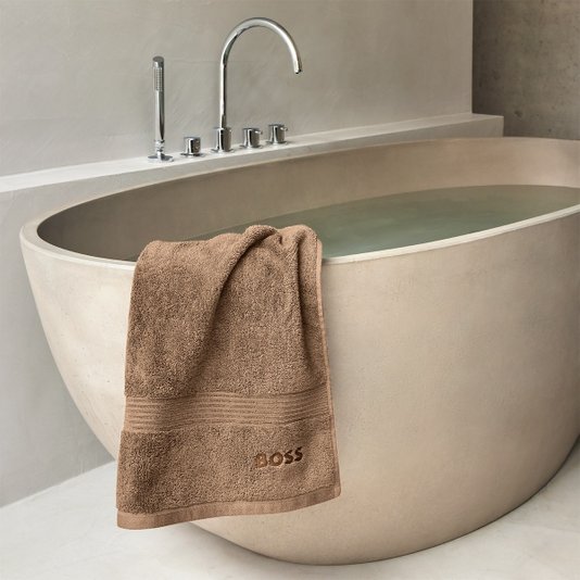 Toalha de Rosto Loft Boss Home Camel 50cm x 100cm