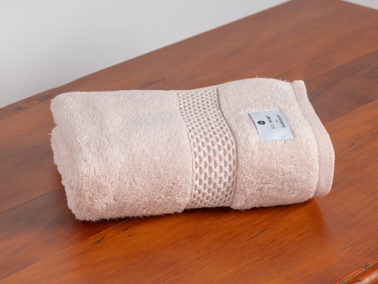 Toalha de Rosto Lolli Air LCL Home By Buddemeyer Rosa 48 x 90 cm