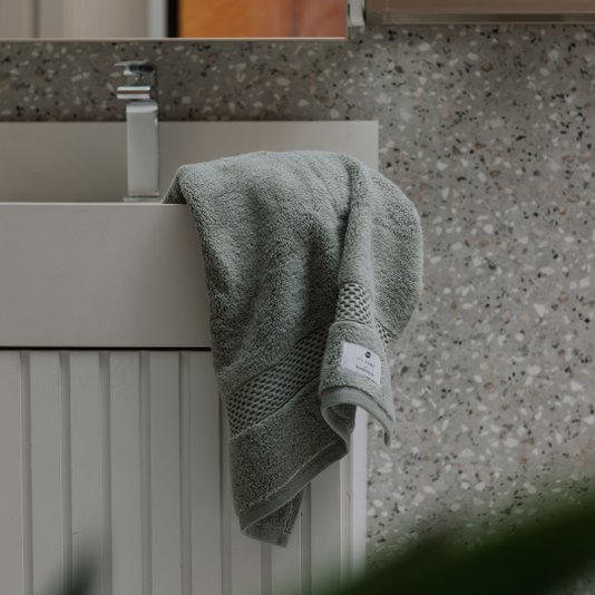 Toalha de Rosto Lolli Air LCL Home By Buddemeyer Verde 48 x 90 cm
