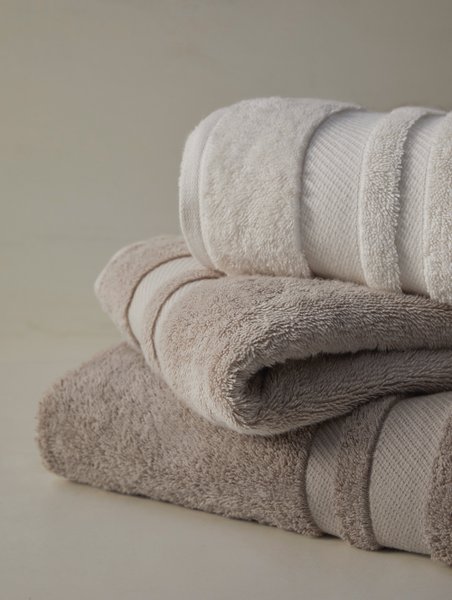 Toalha de Rosto Lorenzi Trussardi Perolla 48 x 80 cm