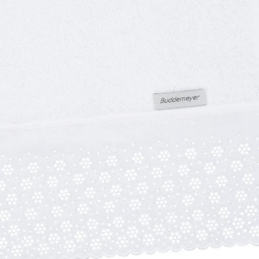 Toalha de Rosto Lovely Buddemeyer Branco 48 x 90 cm