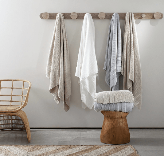 Toalha de Rosto Lumiere Air Buddemeyer Luxus Cinza 48 x 90 cm