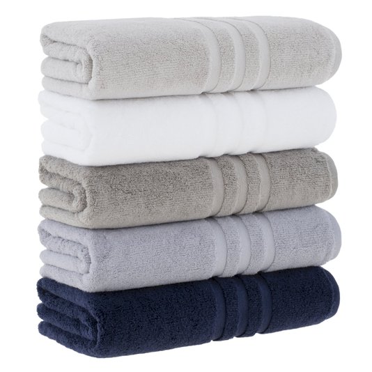 Toalha de Rosto Luxus Hotel New York Air Buddemeyer Luxus Cinza 48 cm x 1,00 m