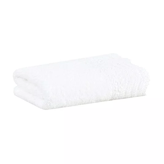 Toalha de Rosto Margot Buddemeyer Luxus Branco 48 x 90 cm