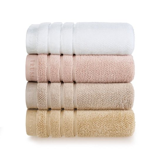 Toalha de Rosto Massima Trussardi Soft Rose 48cm X 90cm