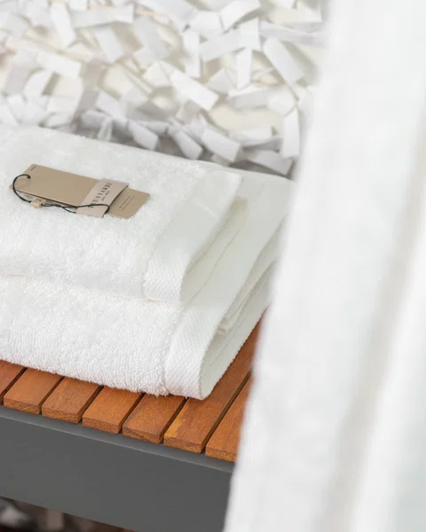 Toalha de Rosto Modena 48 x 80cm LCL Home By Trussardi Branca