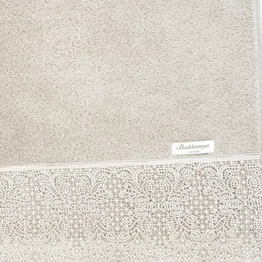 Toalha de Rosto Norah Buddemeyer Luxus Bege Antique 48cm x 90cm