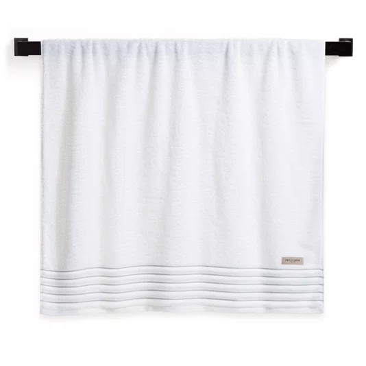 Toalha de Rosto Palladio Trussardi 48 x 80 cm Branco e Nebbia