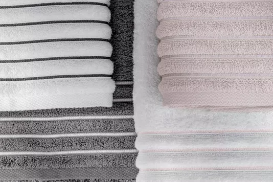 Toalha de Rosto Palladio Trussardi 48 x 80 cm Nebbia e Branco