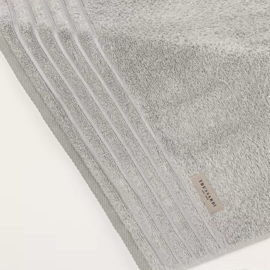 Toalha de Rosto Palladio Trussardi 48 x 80 cm Nebbia e Branco