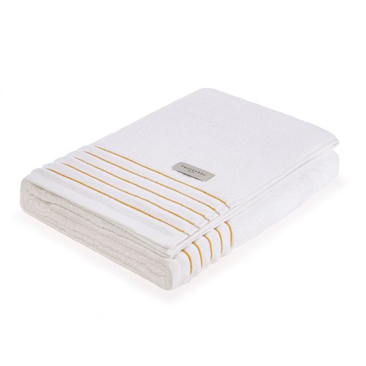 Toalha de Rosto Palladio Trussardi Branco e Solare 48cm x 80cm