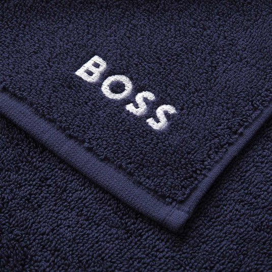 Toalha de Rosto Plain Boss Home Marinho 50cm x 100cm