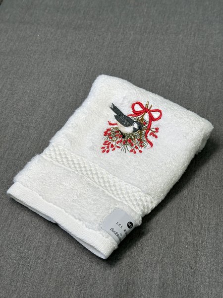 Toalha Lavabo 30x50 Natal Chickadee LCL