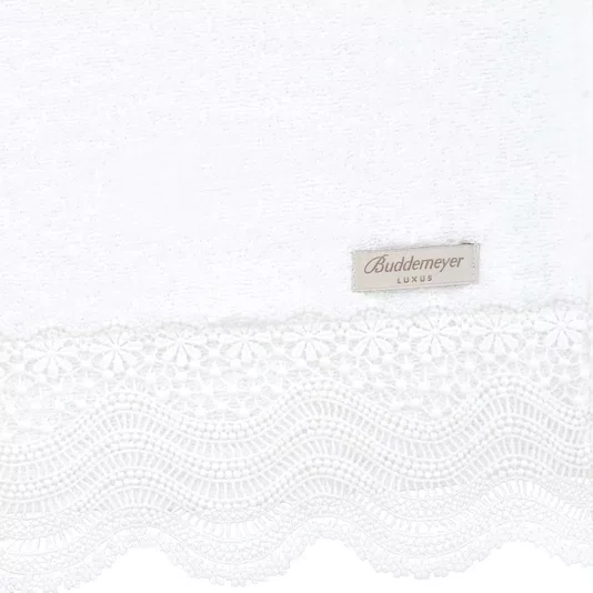 Toalha Lavabo Margot Buddemeyer Luxus Branco 30 x 50 cm