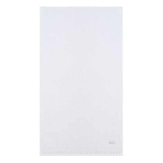 Toalha para Lavabo Algodão Egípcio Mixed Buddemeyer Luxus Branco 30 X 50 cm