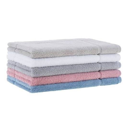 Toalha Para Pés Dual Air Buddemeyer Luxus Branco 48 x 80 cm