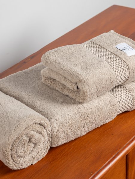 Toalha para Pés Dual Air LCL Home by Buddemeyer Caqui 48 x 80 cm