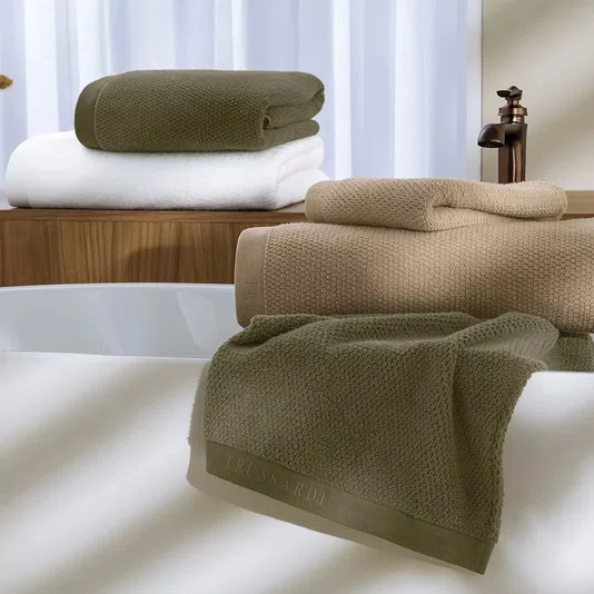 Toalha Rosto Maggiore Trussardi Oliva 48cm x 90cm