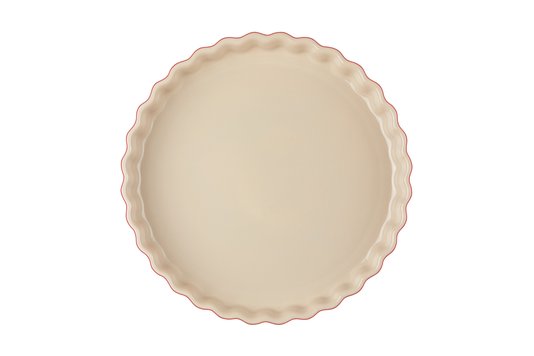 Travessa Canelada para Flan Heritage Le Creuset Vermelho 28 cm